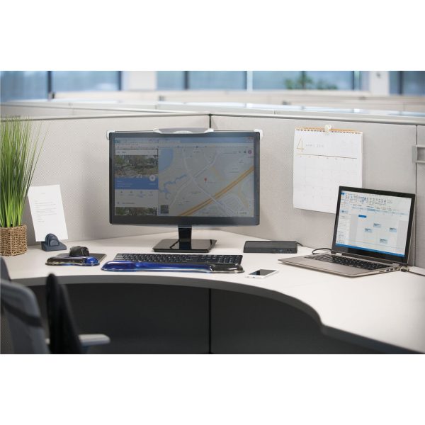 Snap 2 Flat Panel Privacy Filter for 20  to 22  Widescreen Flat Panel Monitor For Sale - Image 4