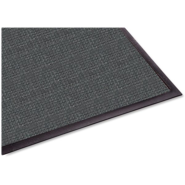 Guardian Floor Protection WaterGuard Wiper Scraper Indoor Mat - Indoor, Outdoor, Floor, Entryway, Breakroom, Kitchen - 60  Length x 36  Width - Rectangular - Fiber, Polypropylene - Charcoal - 1Each Sale