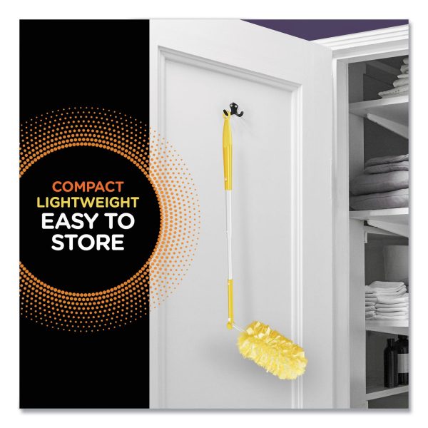 Heavy Duty Dusters with Extendable Handle, Plastic Handle Extends to 3 ft, 1 Handle and 3 Dusters Kit, 6 Kits Carton Online - Image 4