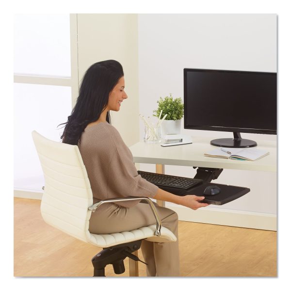 Adjustable Keyboard Platform with SmartFit System, 21.25w x 10d, Black For Cheap - Image 3