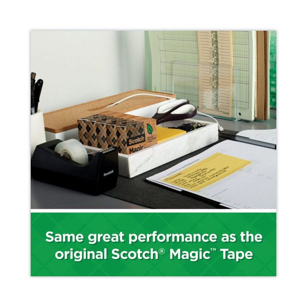 Magic Greener Tape with C38 Dispenser, 1  Core, 0.75  x 75 ft, Clear, 6 Pack For Sale - Image 4
